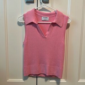 Pink Sweater Vest